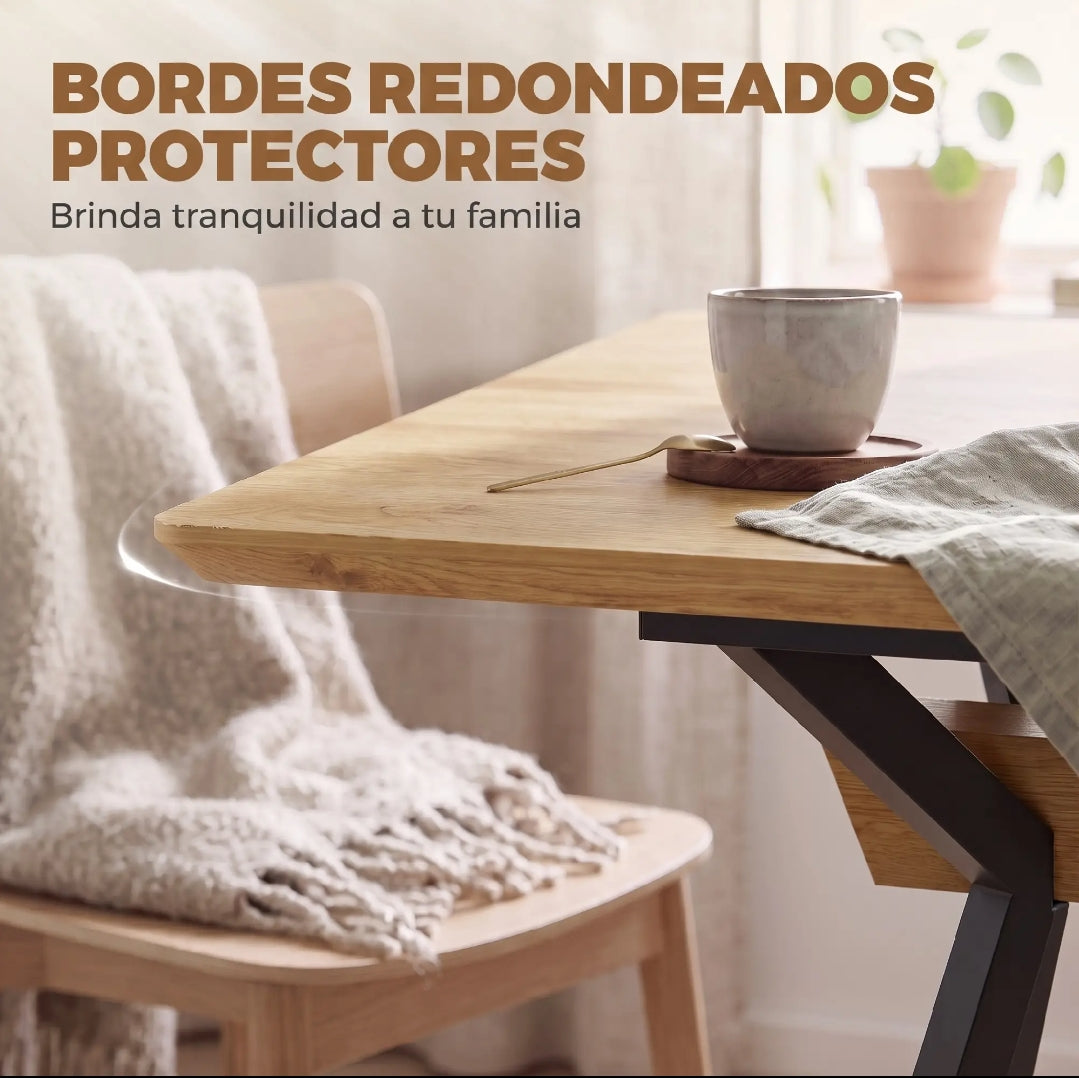 Mesa Comedor Extensible 130-170 cm Roble y Negro | MooM Decó