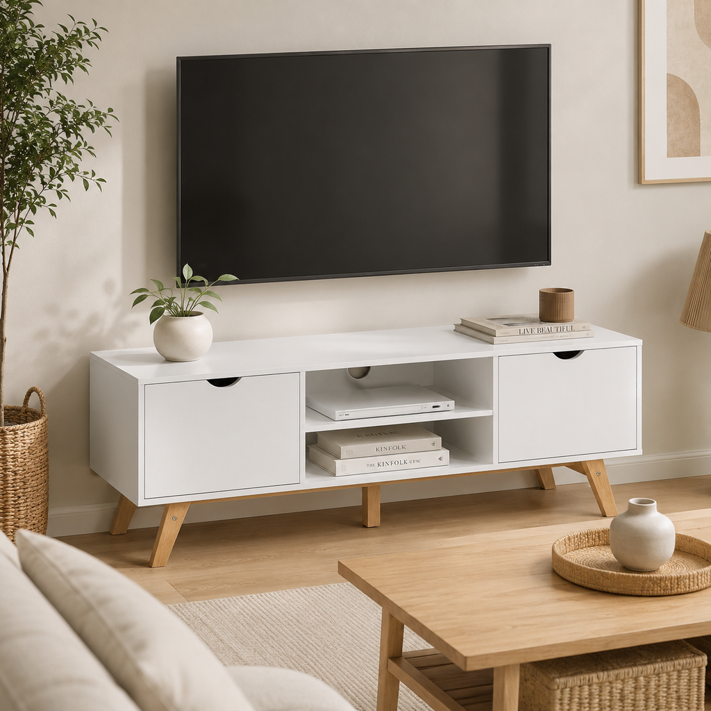 Mueble TV Moderno estilo nórdico 150 cm |MooM Decó