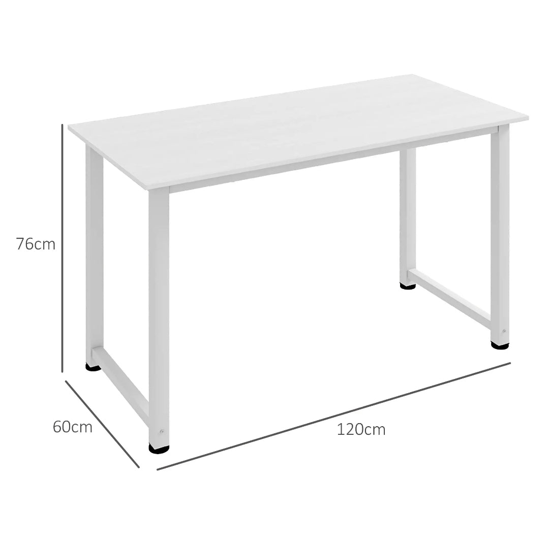 Escritorio Blanco 120x60 cm con Patas Ajustables | MooM Decó
