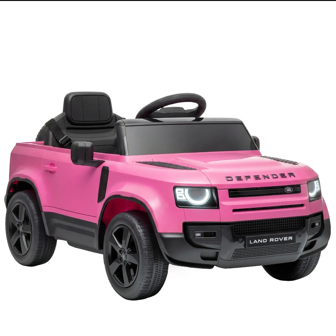 Coche Eléctrico Infantil Land Rover Defender 12V Blanco | MooM Decó