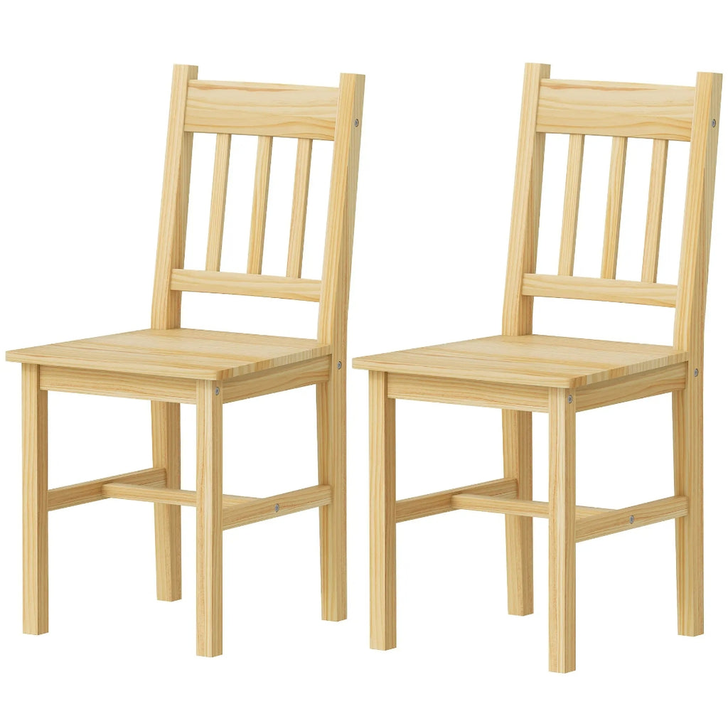 Pack 2 Sillas de Comedor Madera Maciza de Pino | MooM Decó