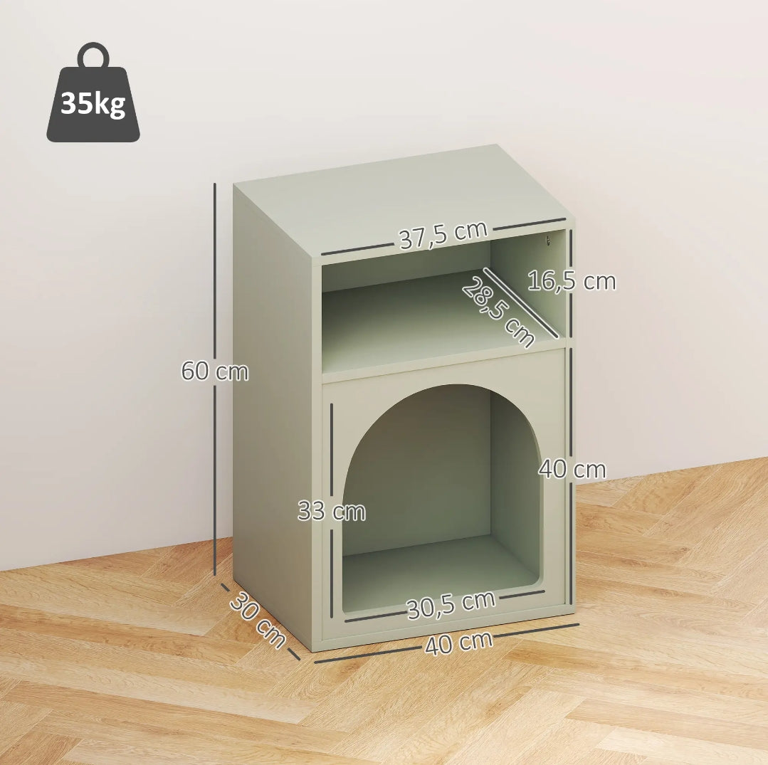 Pack 2 Mesitas de Noche Verde Claro con Arco | MooM Decó