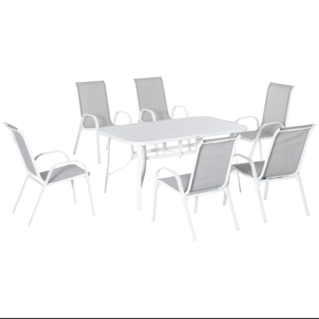 Conjunto mesa exterior y sillas CALPE