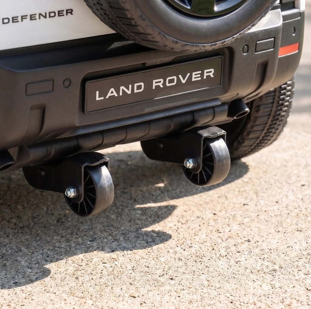 Coche Eléctrico Infantil Land Rover Defender 12V Blanco | MooM Decó