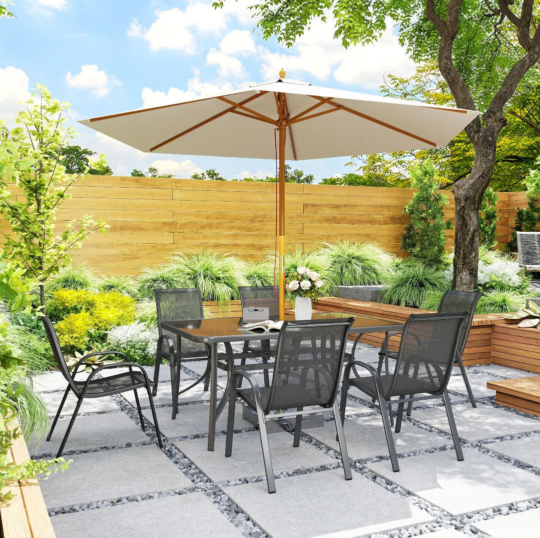Conjunto mesa exterior y sillas CALPE