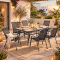 Conjunto mesa exterior y sillas CALPE