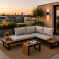 Sofa rinconera Exterior múltiposición más mesa