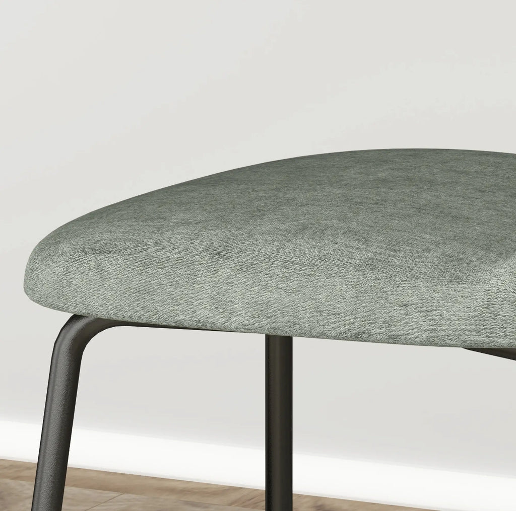 Pack 2 Sillas de Comedor Ratán y Verde Estilo Boho | MooM Decó