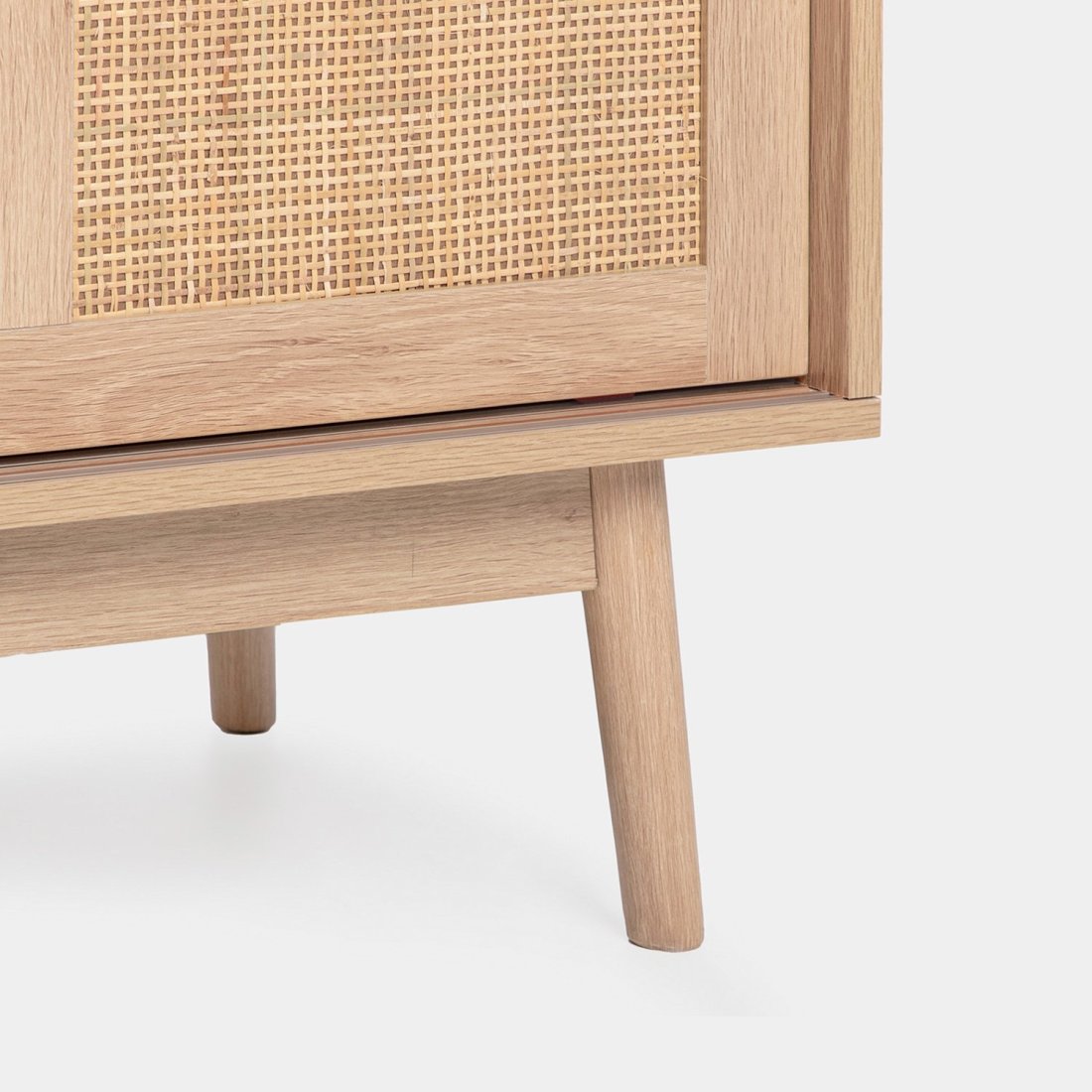Mueble TV 180 cm de Madera y Ratán Natural | MooM Decó