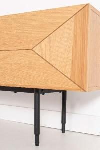 Mueble TV Kalmar Roble Natural y Aquamarina | MooM Decó