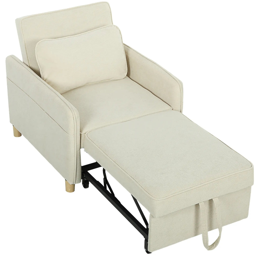 Sillón Cama Individual 3 en 1 Verde Oscuro 180 cm | MooM Decó