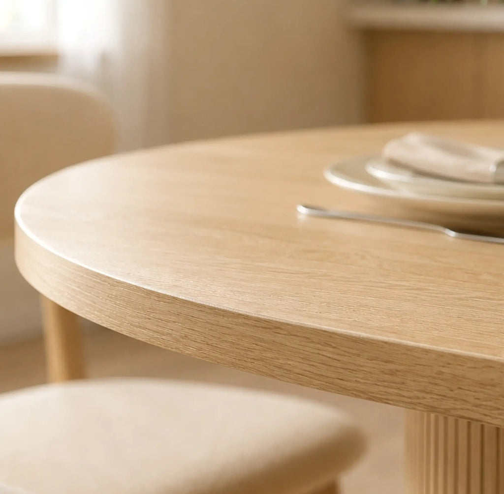 Mesa de Comedor con Armario Integrado Farmhouse 140 cm Roble | MooM Decó