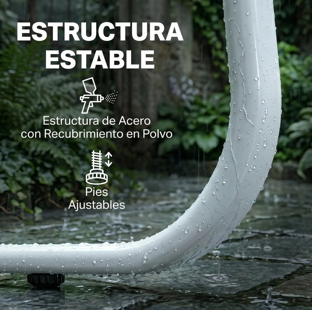 Conjunto de Jardín Exterior 4 Piezas con Sofá, 2 Sillones y Mesa | MooM Decó