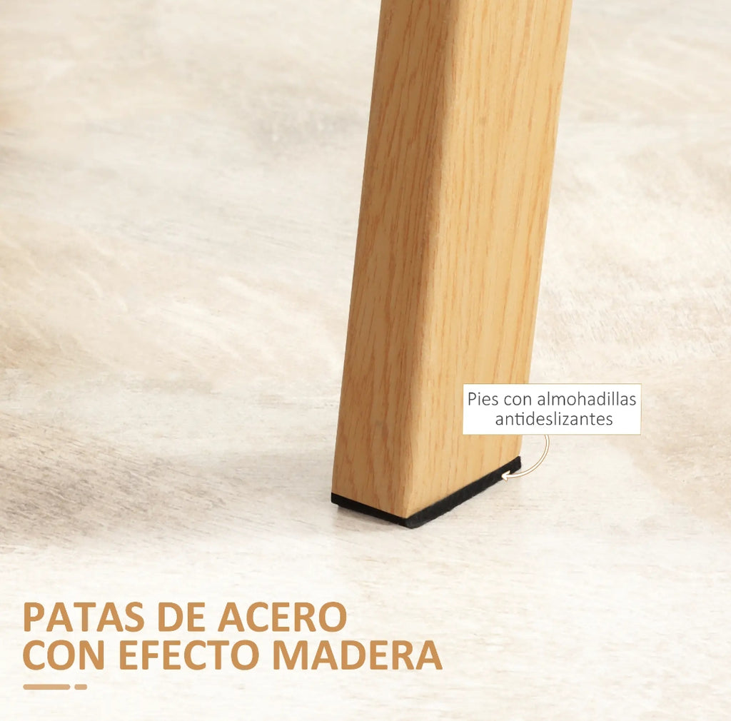 Mesa de Comedor de Cristal Templado 120 cm para 4 Personas | MooM Decó