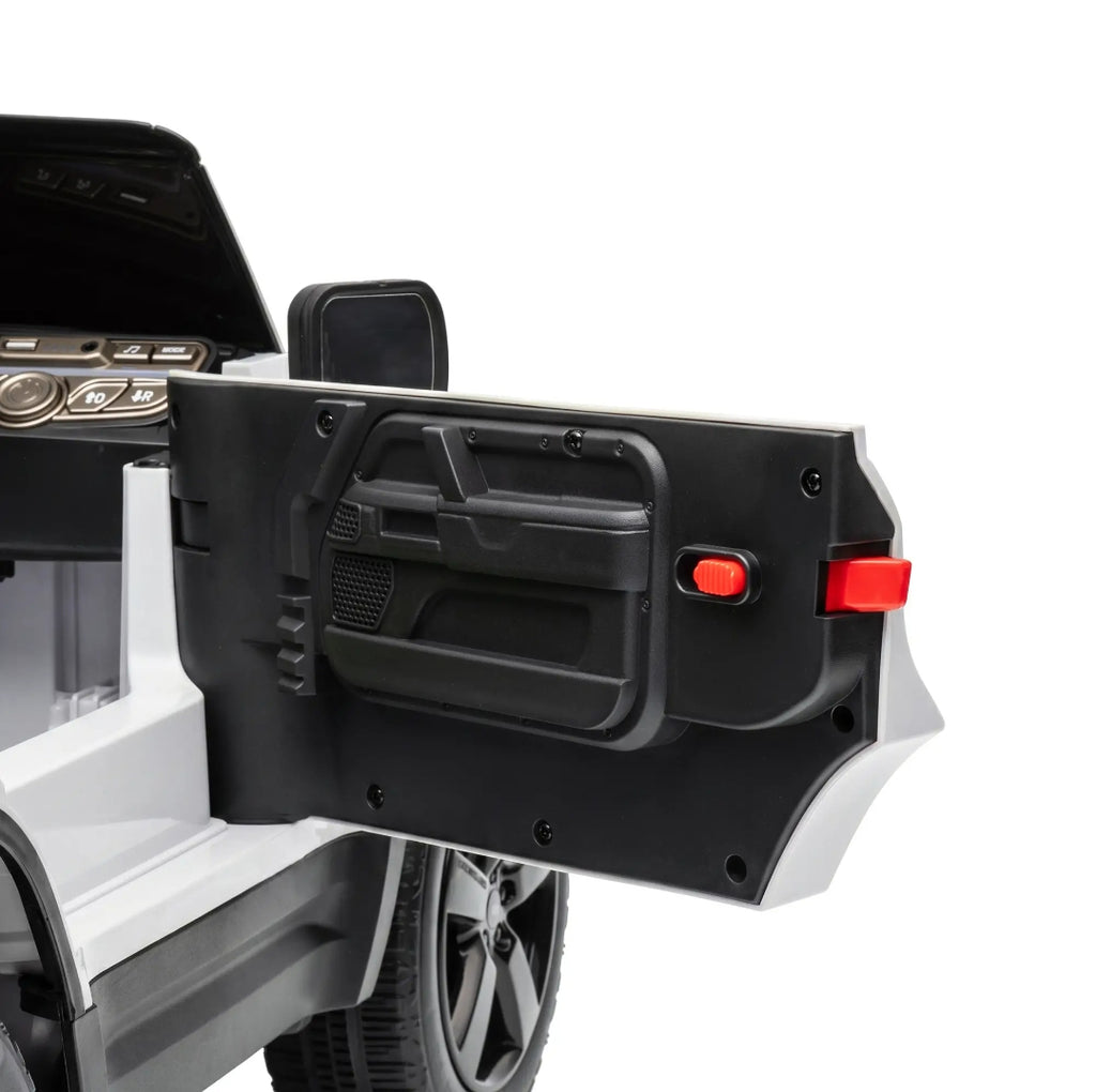 Coche Eléctrico Infantil Land Rover Defender 12V Blanco | MooM Decó
