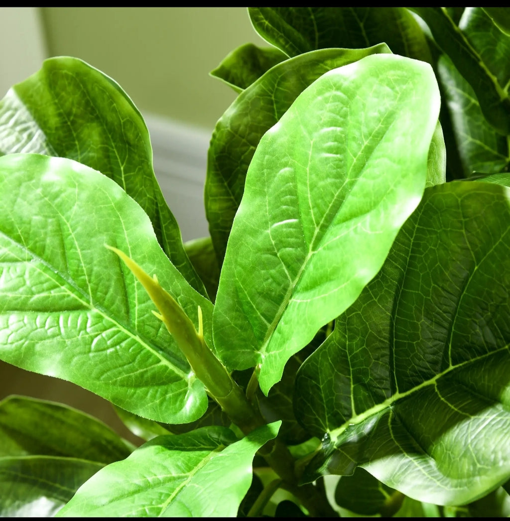 Plantas Artificiales Ficus 110 cm Pack de 2 con Maceta | Decoración Natural