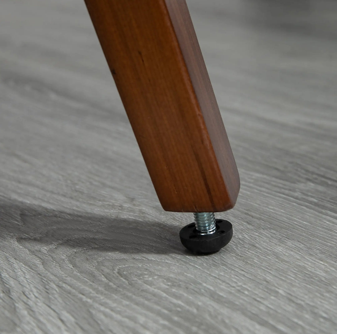 Pack 2 Sillas de Comedor Gris con Patas de Nogal | MooM Decó
